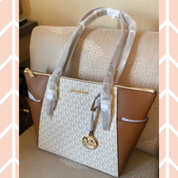 ✨MICHAEL KORS✨Authentic Vanilla Tote NEW! - Picture 2 of 12